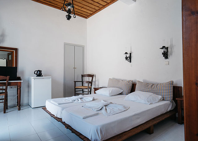 Εσωτερικό δίκλινου δωματίου