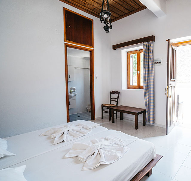 Εσωτερικό δίκλινου δωματίου