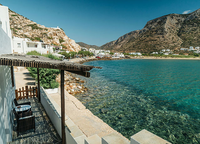 Μπαλκόνι με θέα στη θάλασσα